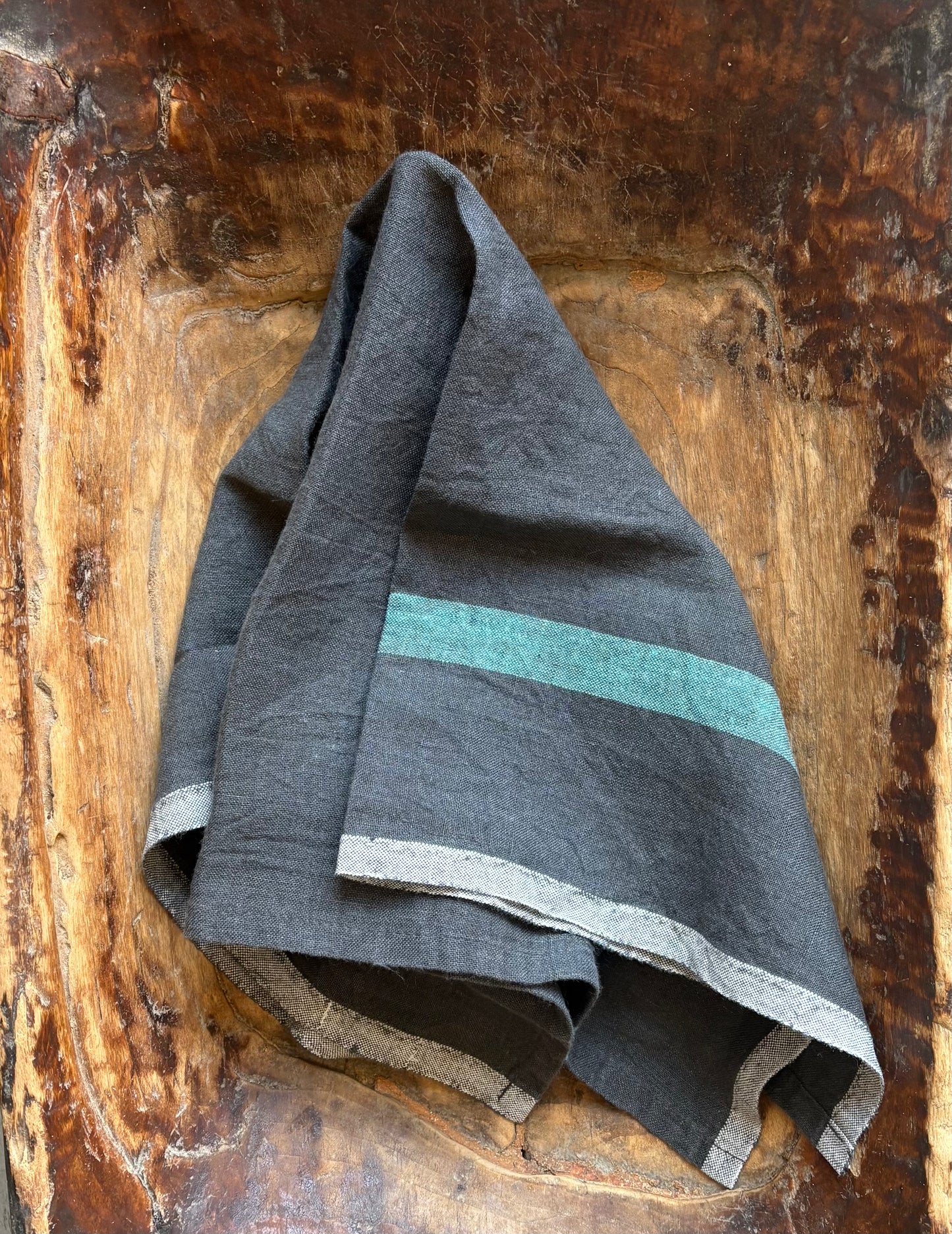 Pair / Washed Linen Napkins: Charcoal
