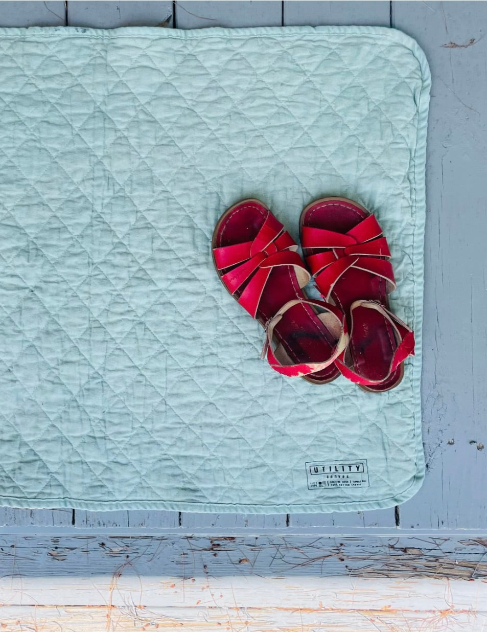 Quilted Cotton Floor Mat