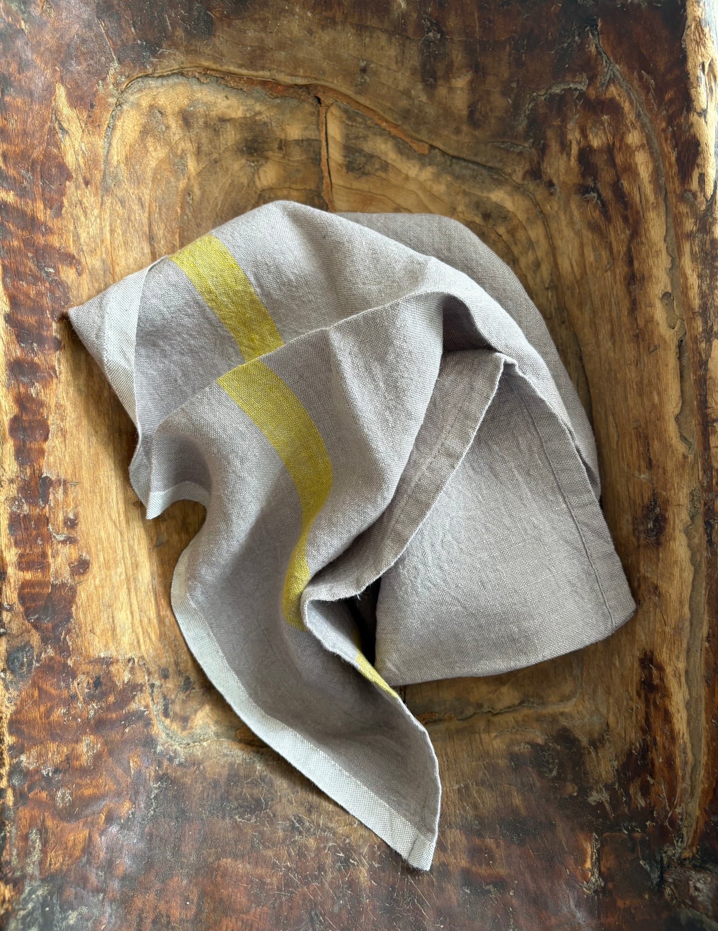 Pair / Washed Linen Napkins: Grey