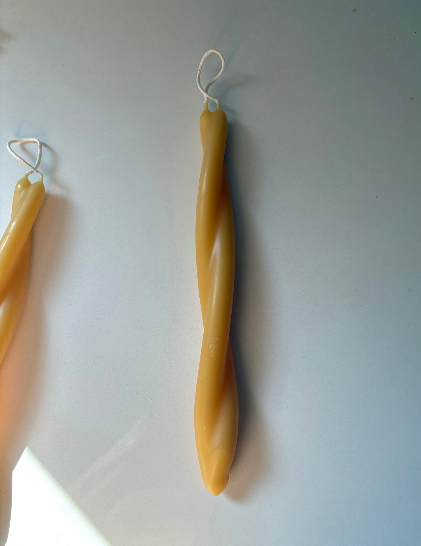Beeswax Twin Flame Candle