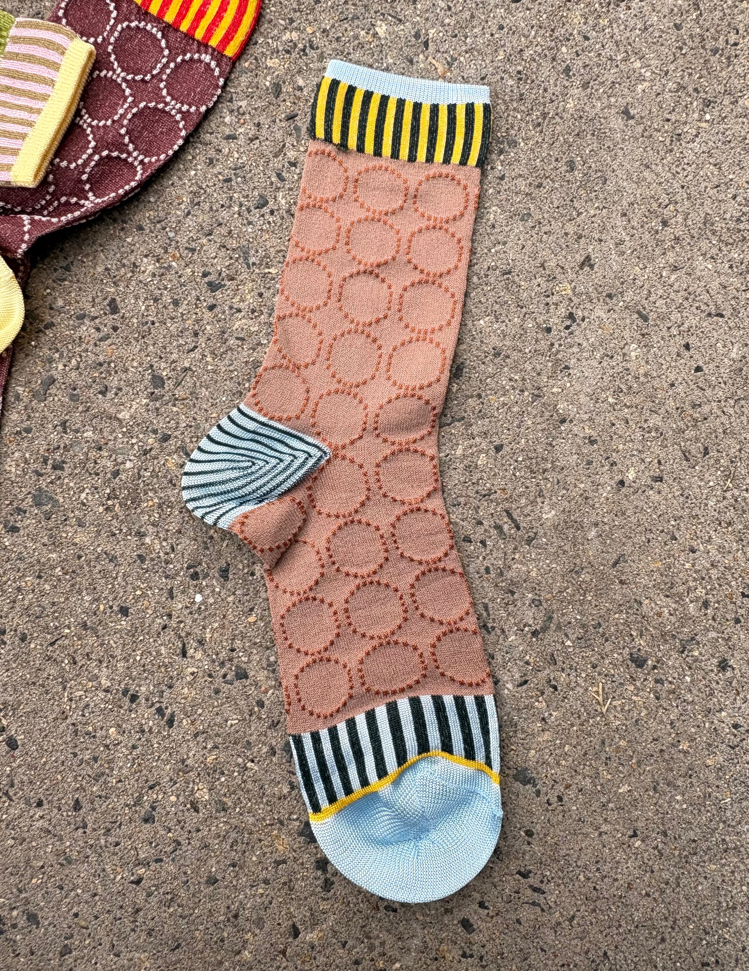 Exquisite J: Crew Socks: Rings