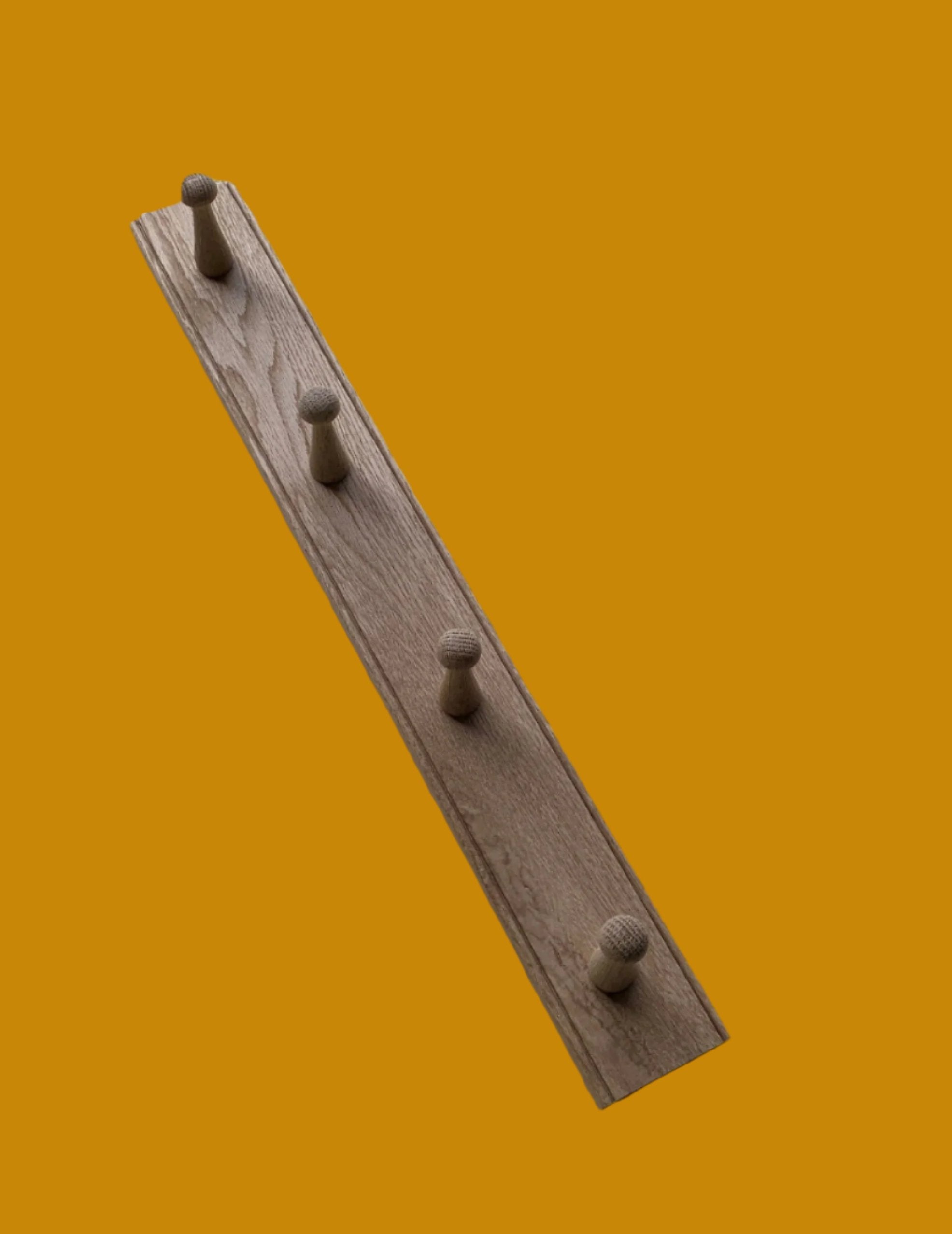 Oak Peg Rail