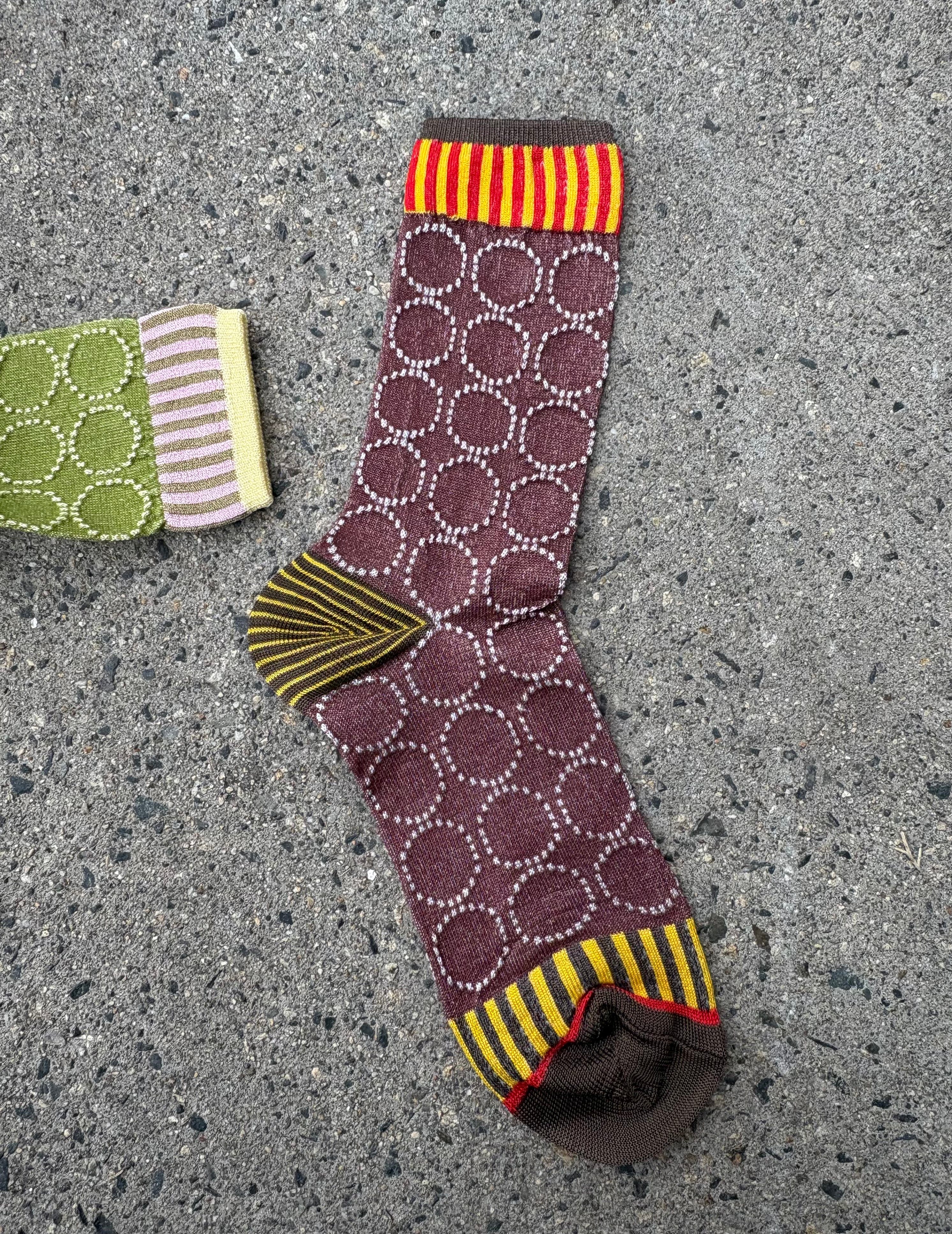 Exquisite J: Crew Socks: Rings