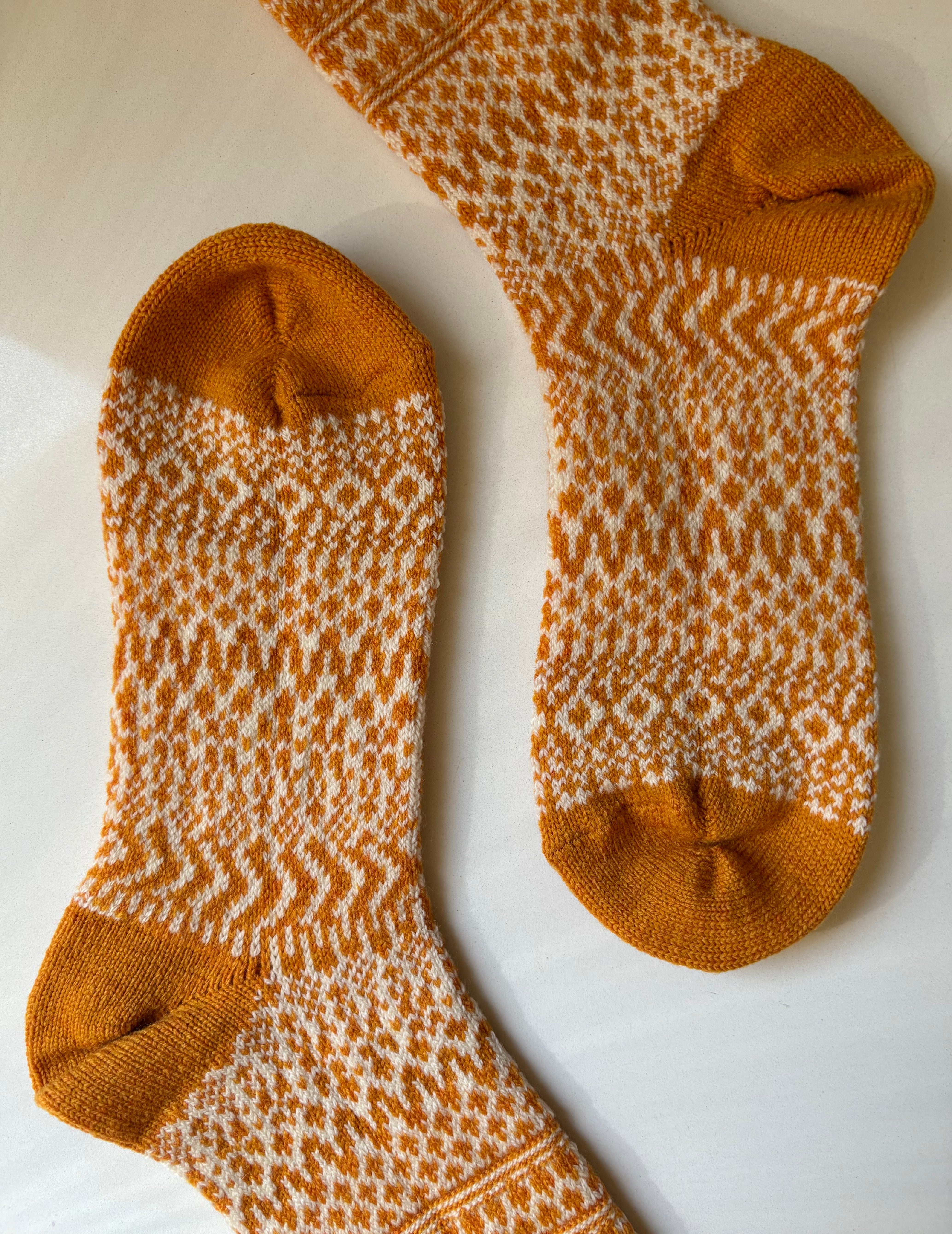 Wool Jacquard Socks