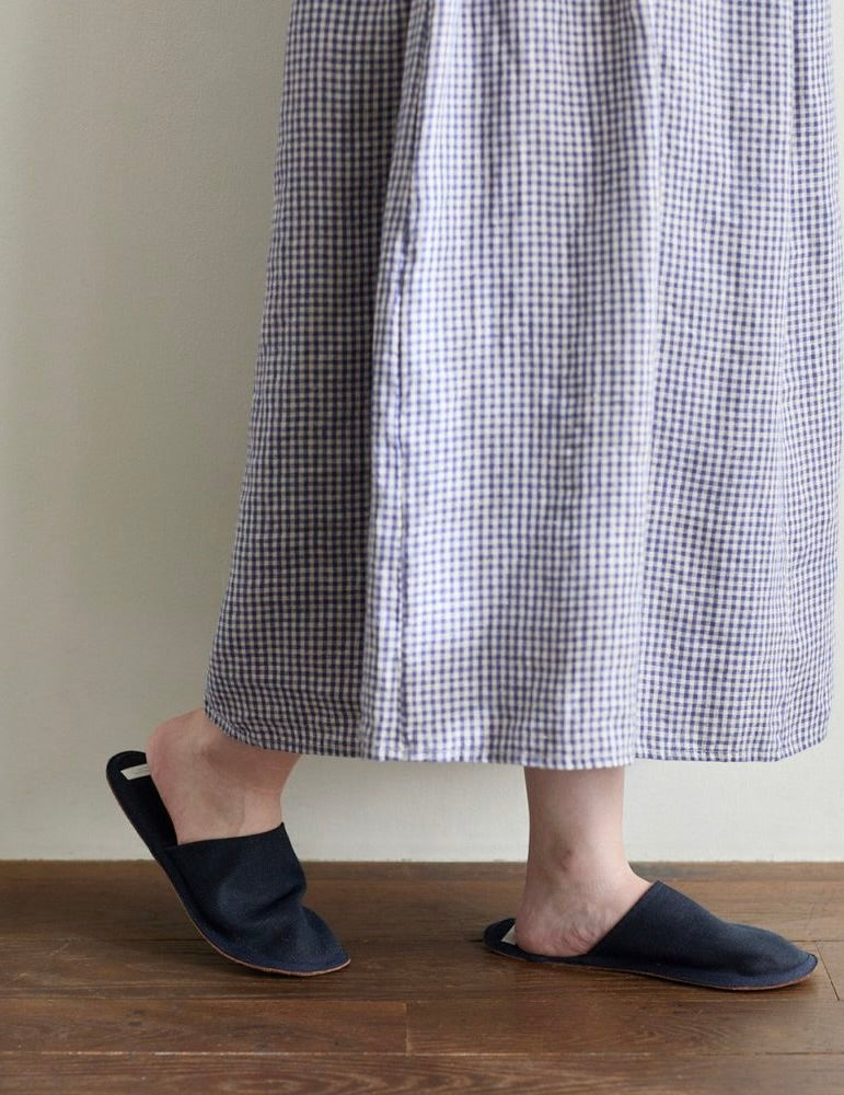 Linen Slippers: Nuit