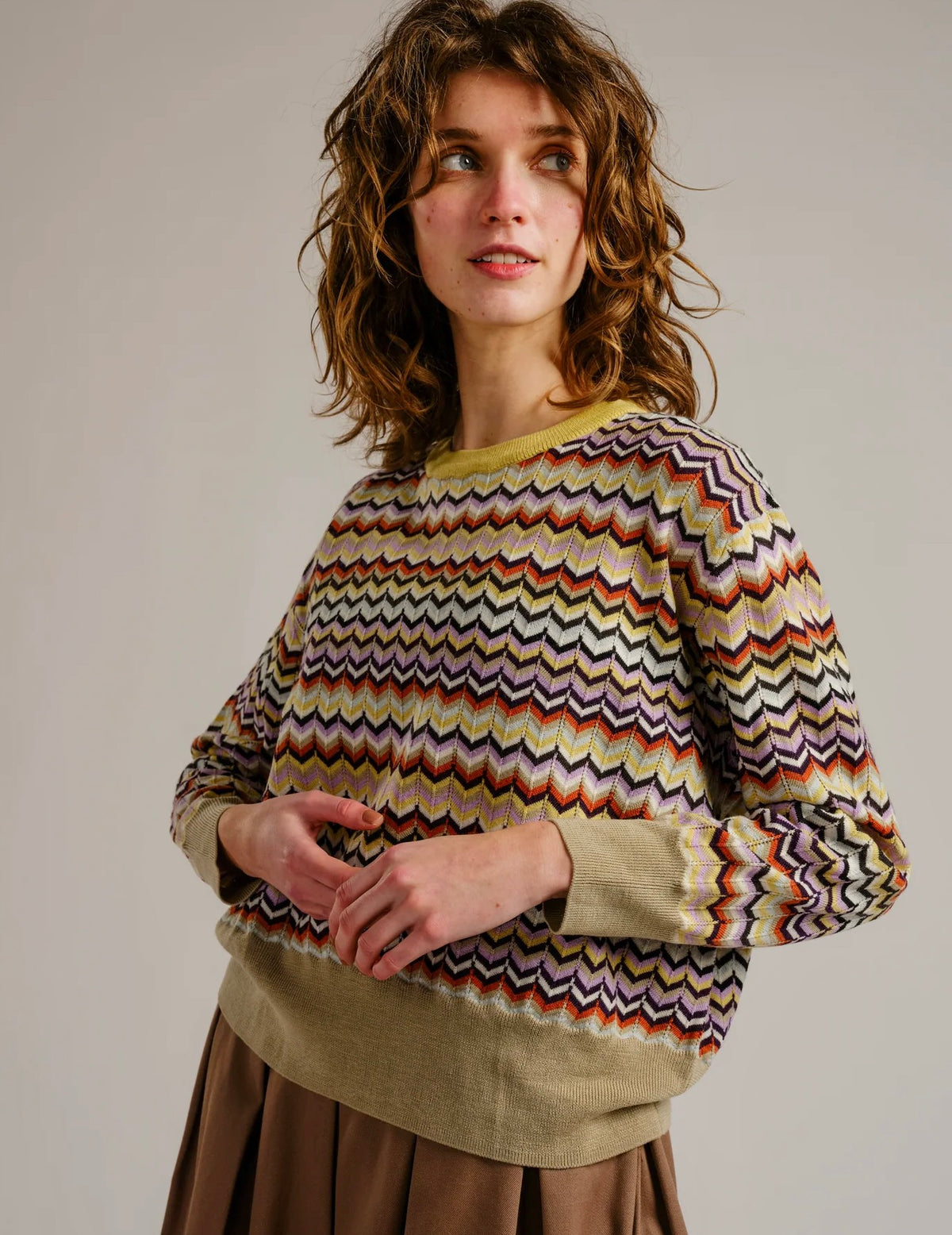 DEGEN: Mizzoni Sweater: Morning