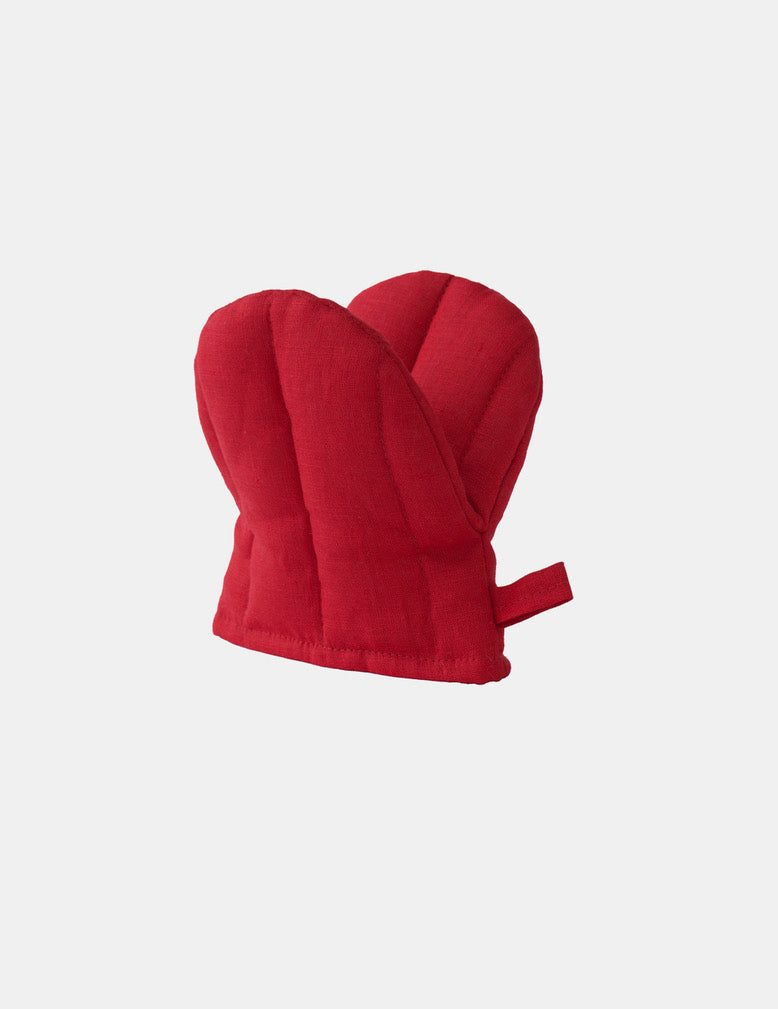 Oven Mitten: Coquelicot