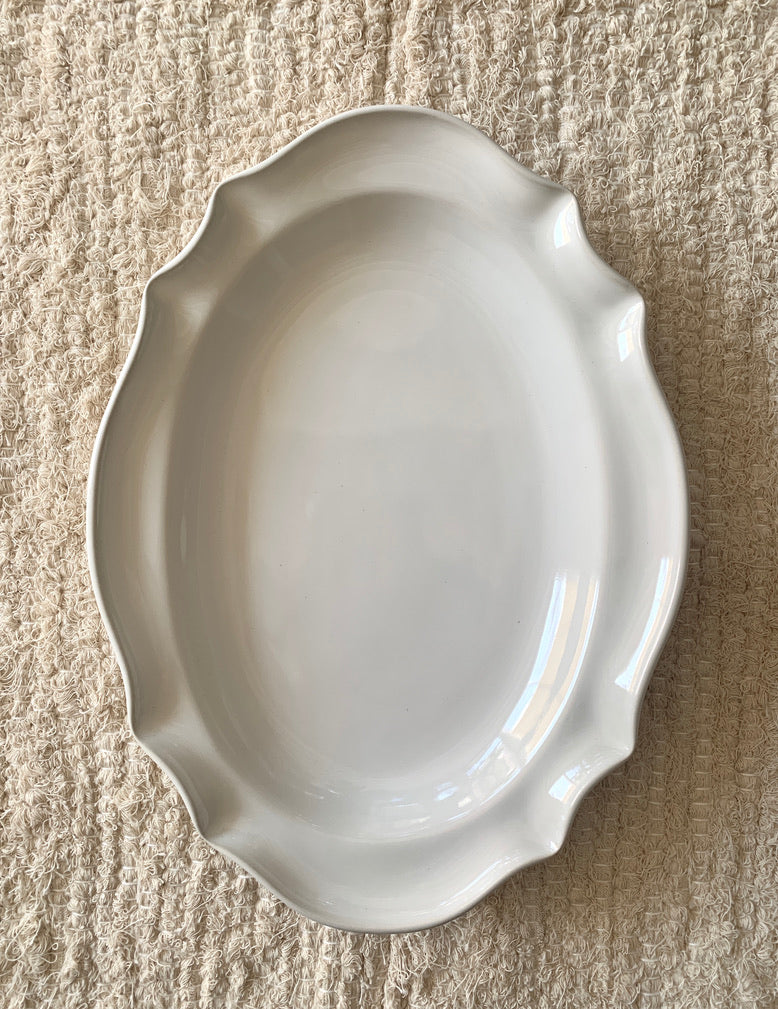 Cour de Ferme Oval Plate