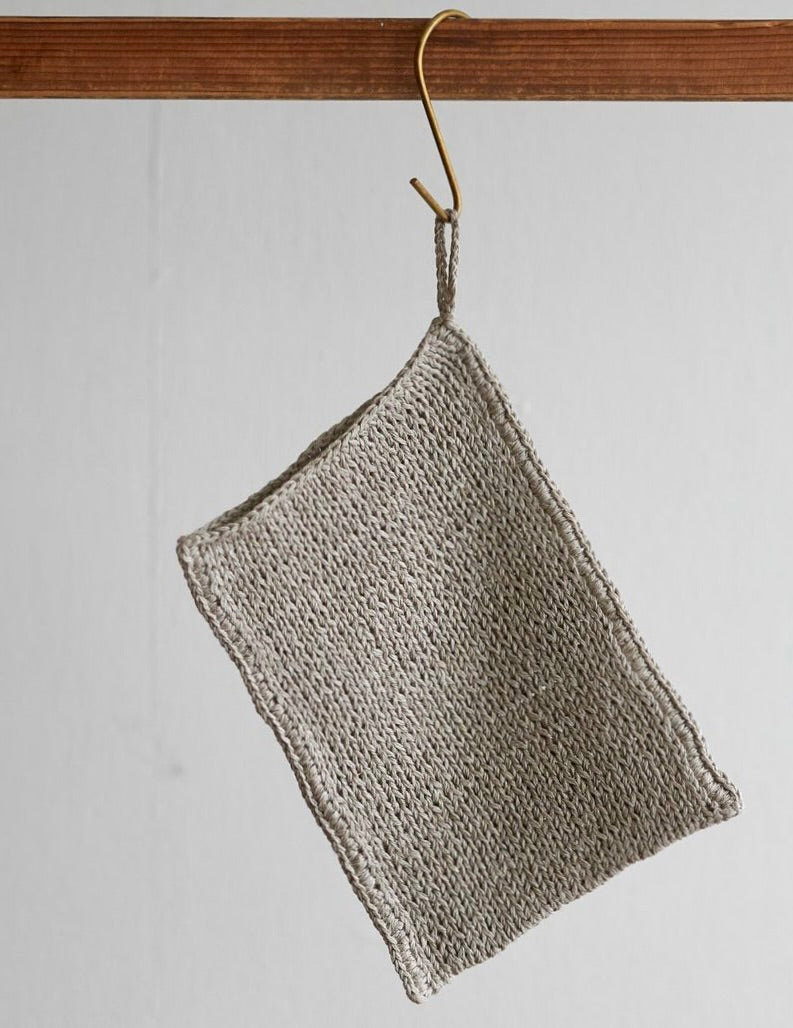 Linen Knit Bath Mitten