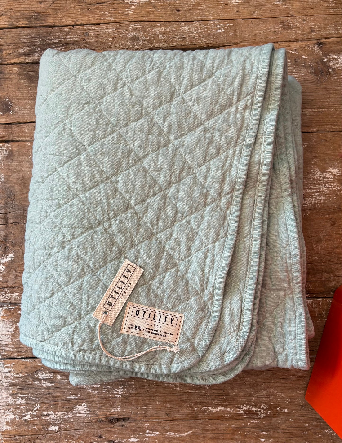 Utility Canvas Throw Blanket