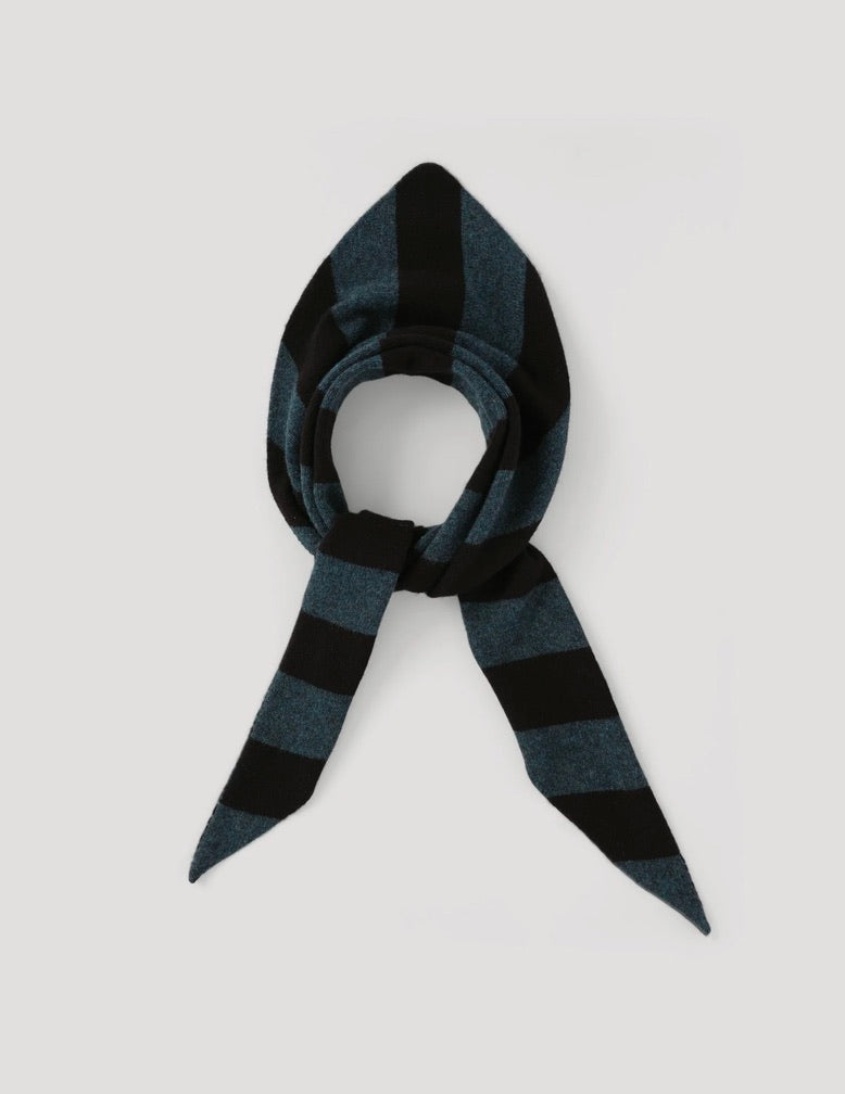Large Stripe Triangle Scarf: 2 Color Options