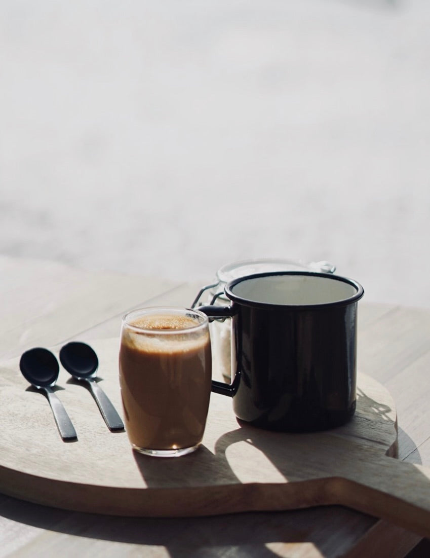 Falcon Enamelware Mug: Coal Black