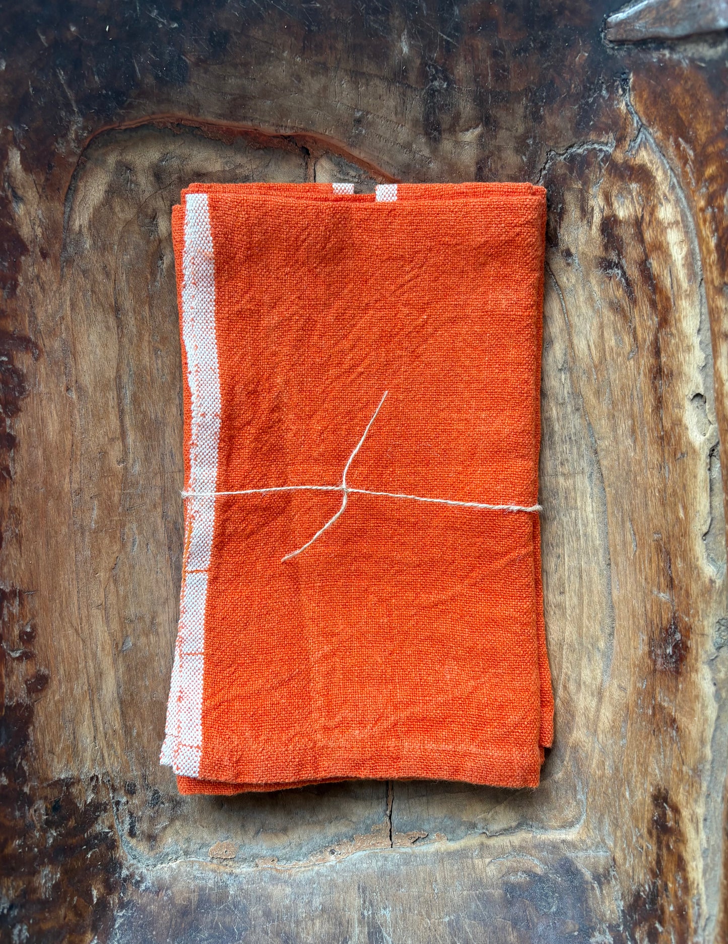 Pair / Chunky Linen Napkins