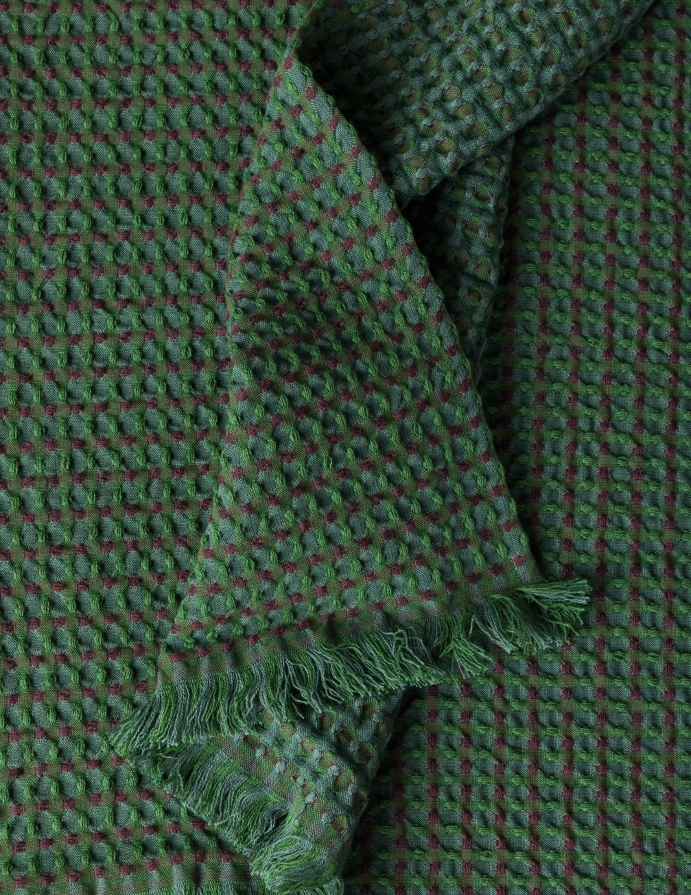 Aalto Bath Towels: Eucalyptus/Multi