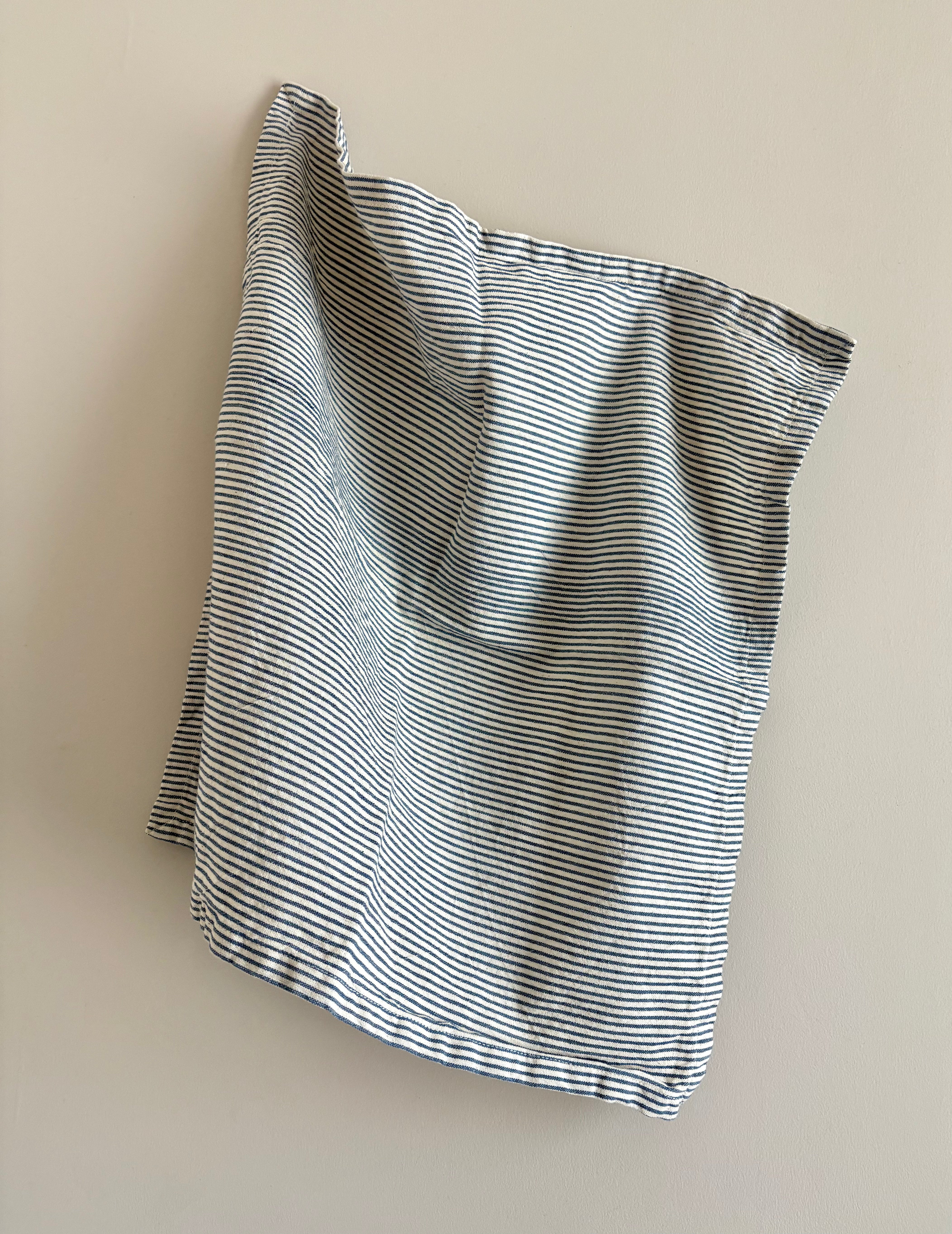 Ticking Stripe Cotton Napkins: Set/2