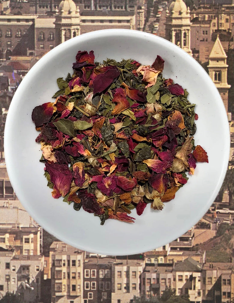 Flowerhead Tea: Double Mint Rose: Boxed Sachets