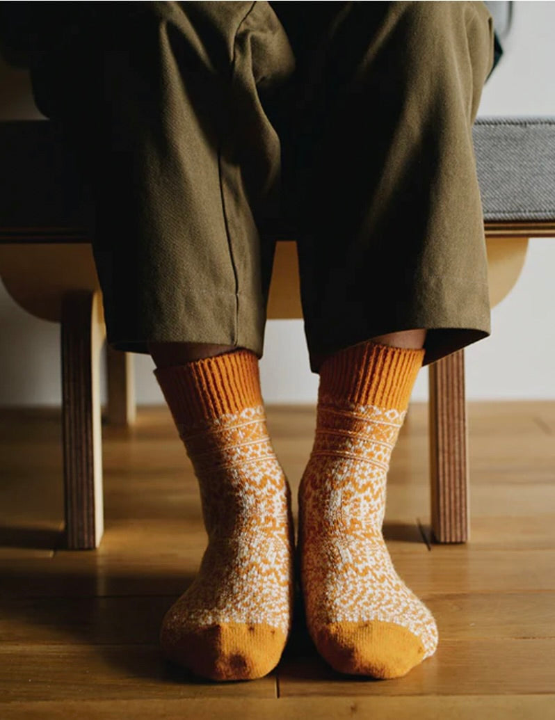 Wool Jacquard Socks