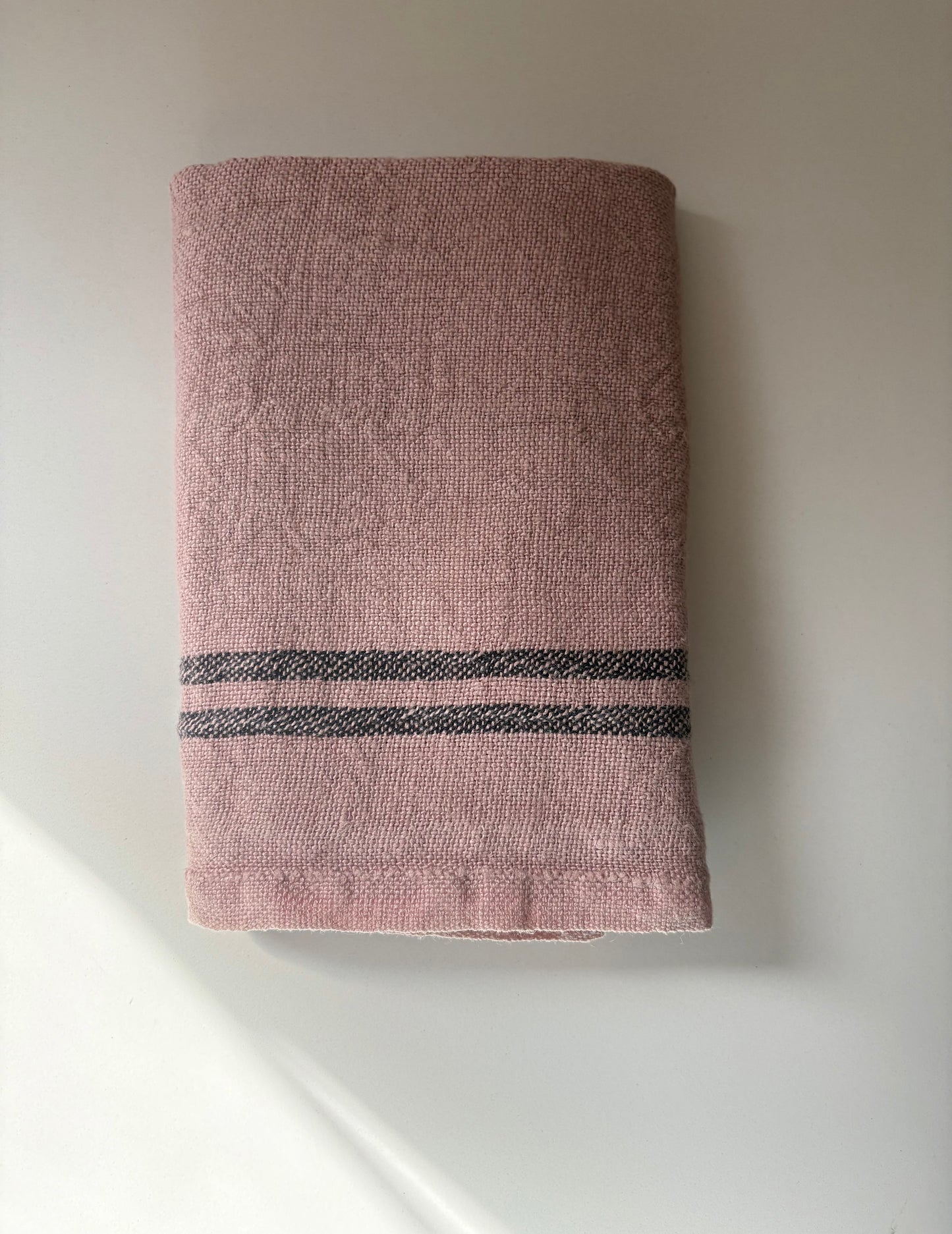 Charvet Linen Torchon: Tea Rose