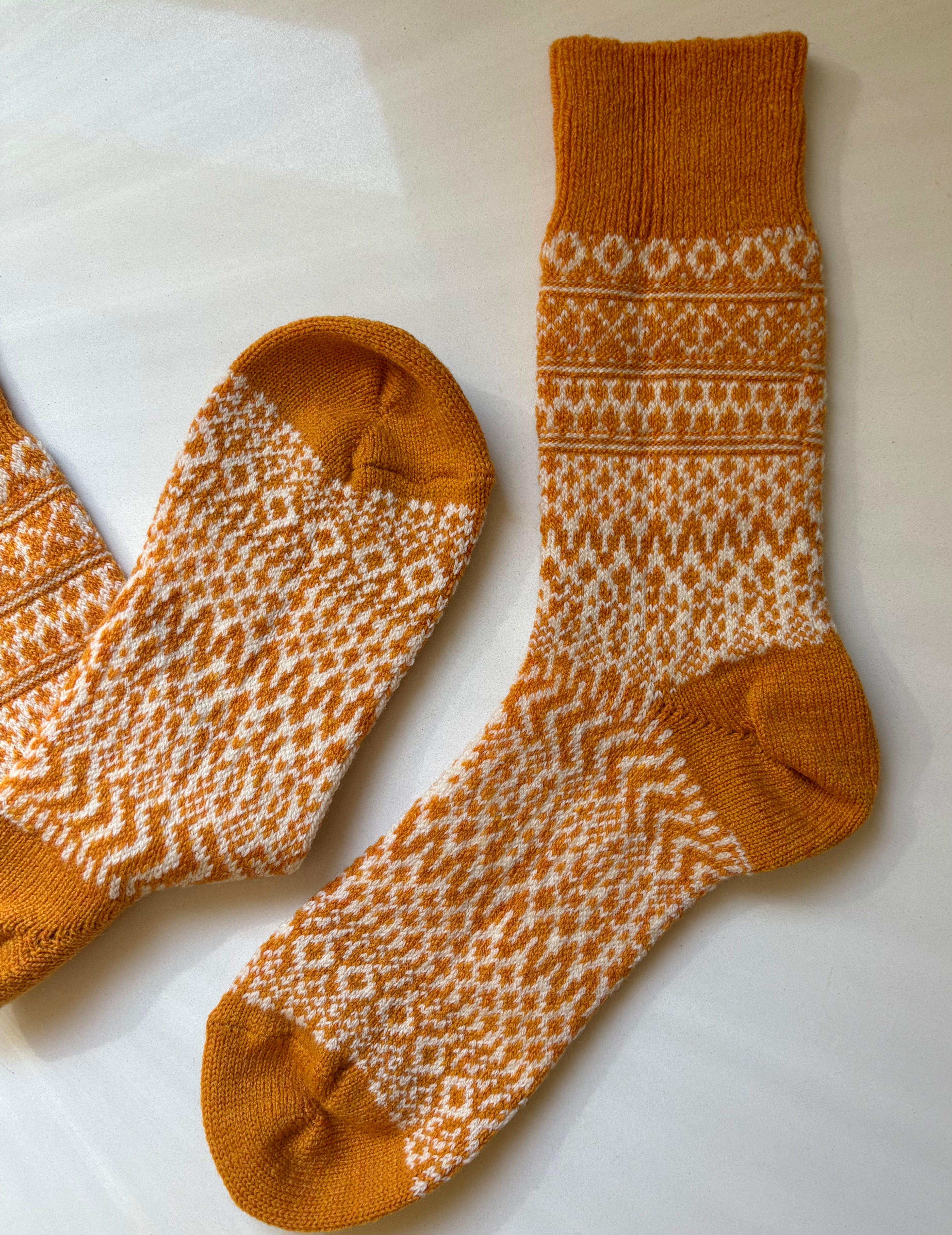 Wool Jacquard Socks