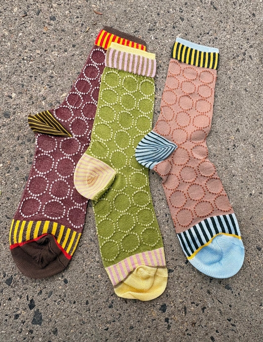 Exquisite J: Crew Socks: Rings