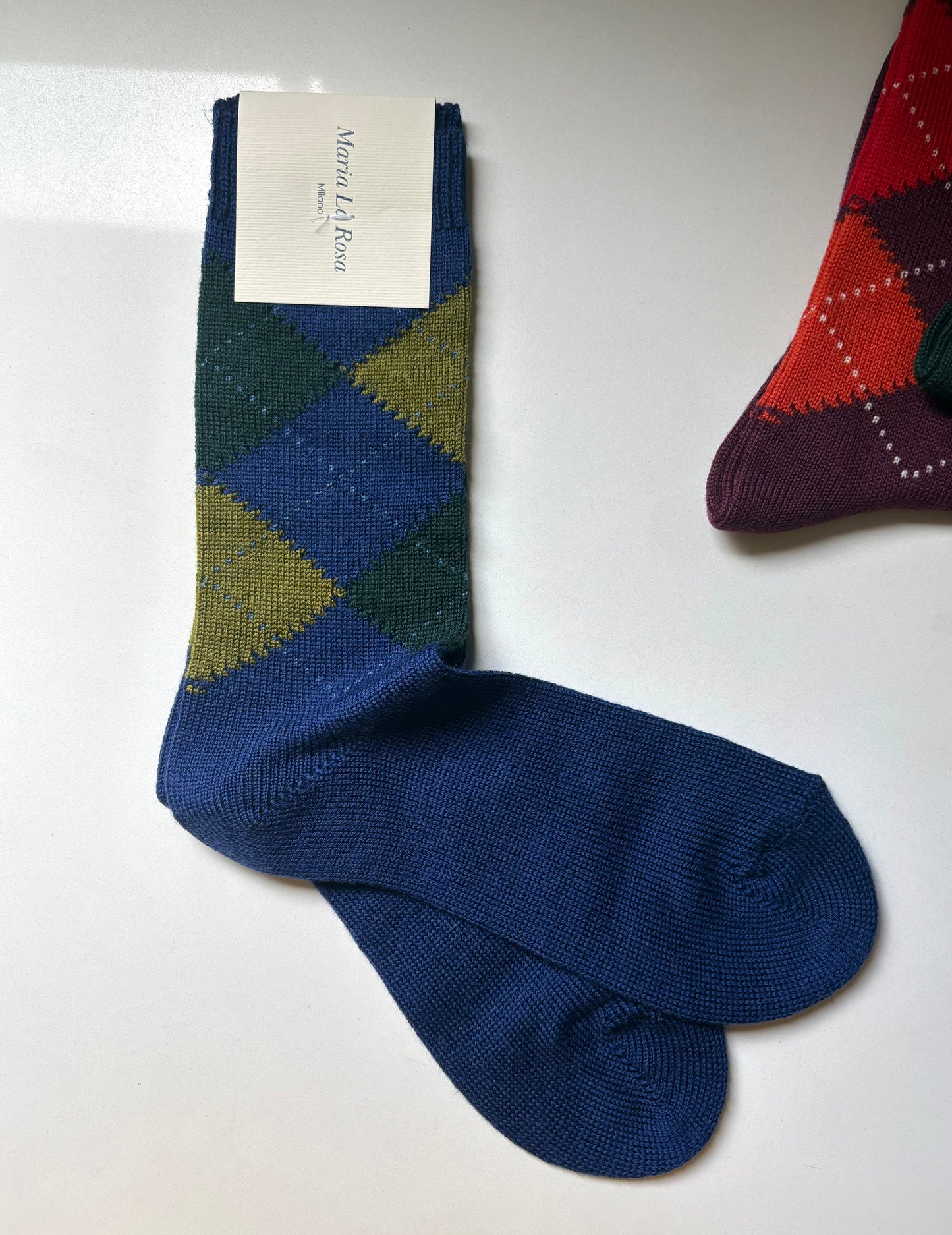 Maria La Rosa Socks: Argyle