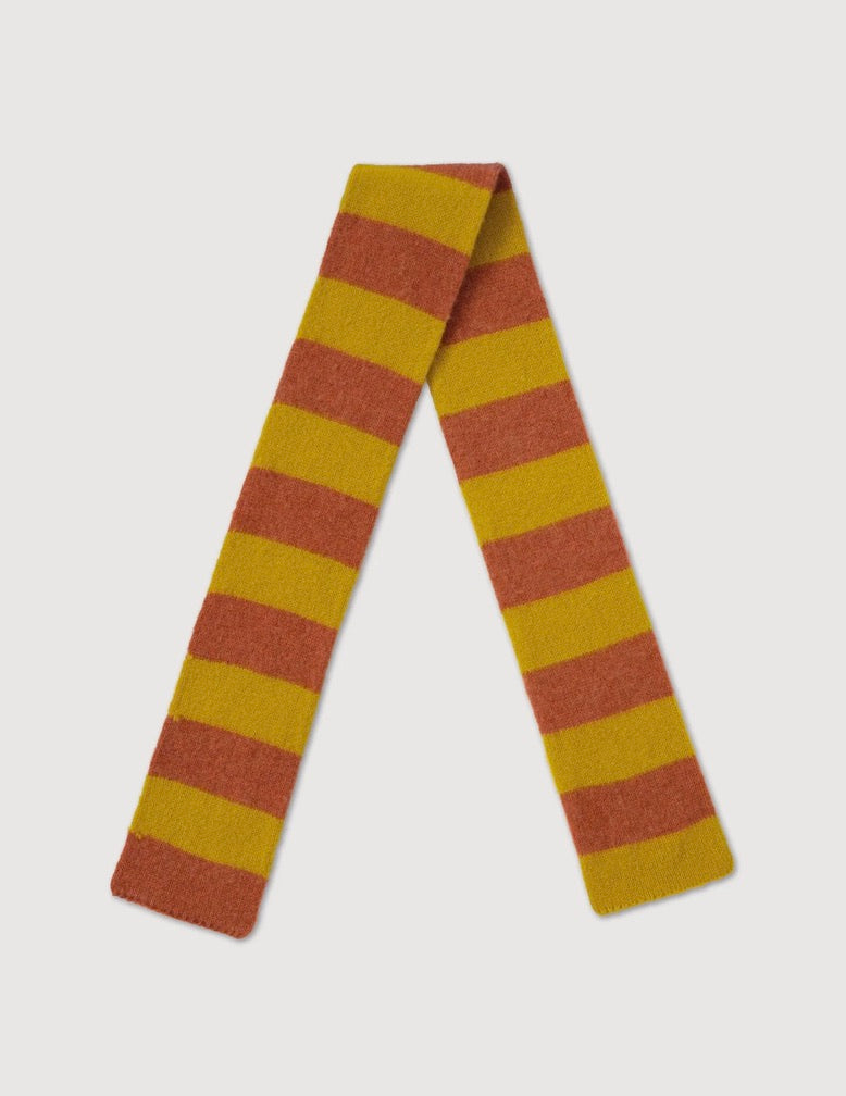 Small Brushed Striped Scarf: 4 Color Options