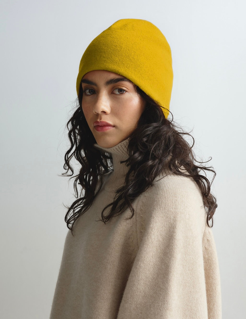 Brushed Fine Knit Hat: Assorted