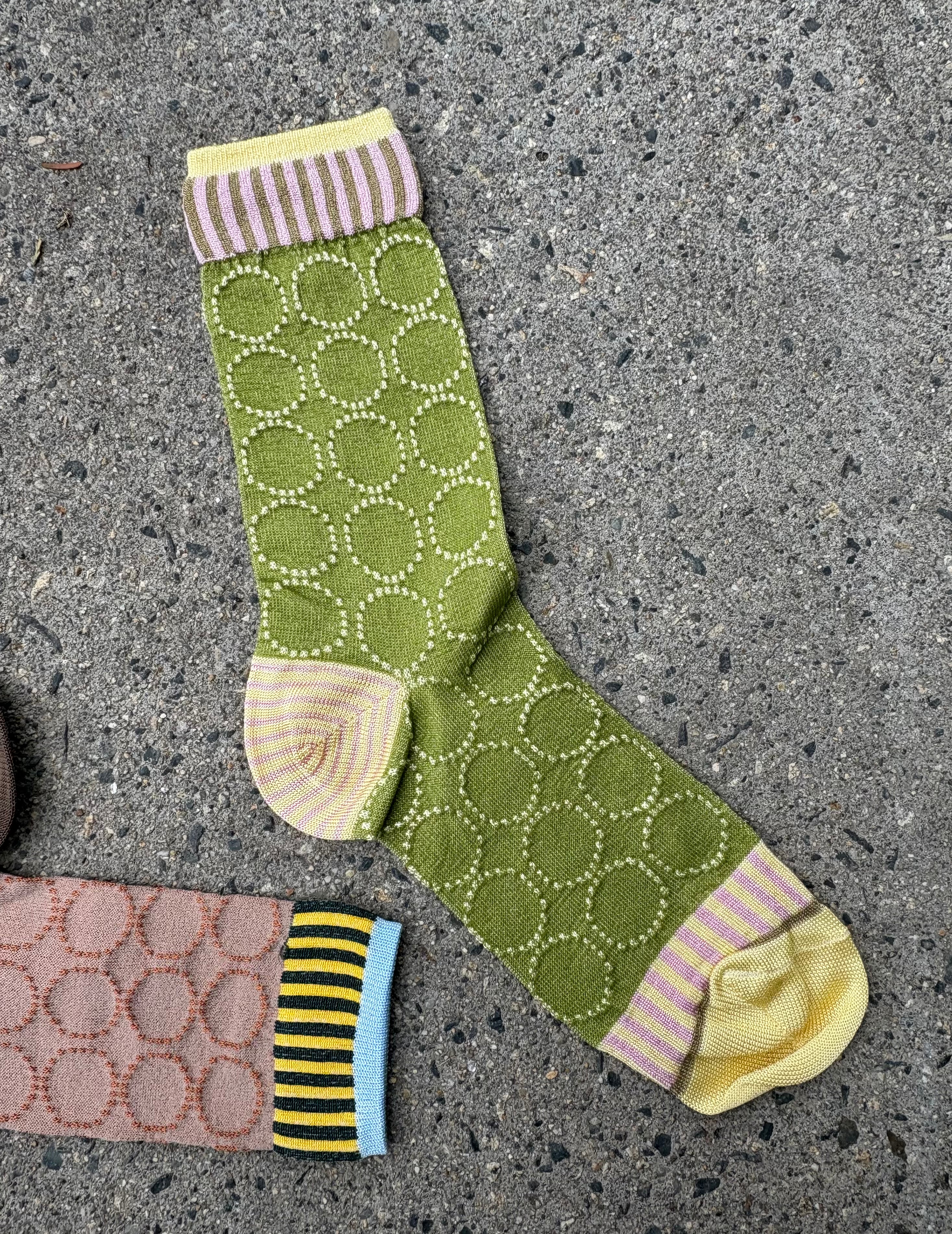 Exquisite J: Crew Socks: Rings