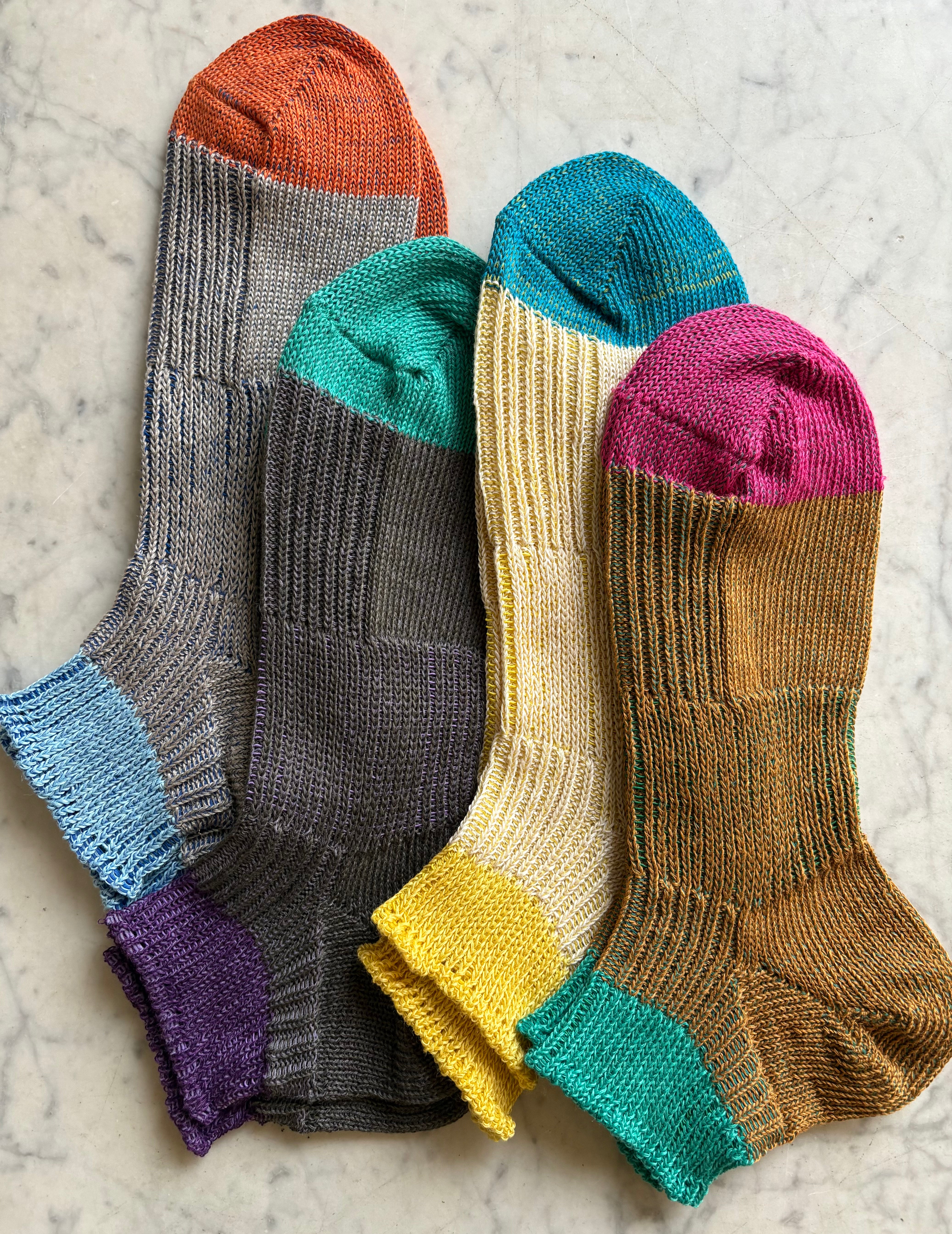 Linen Ankle Socks