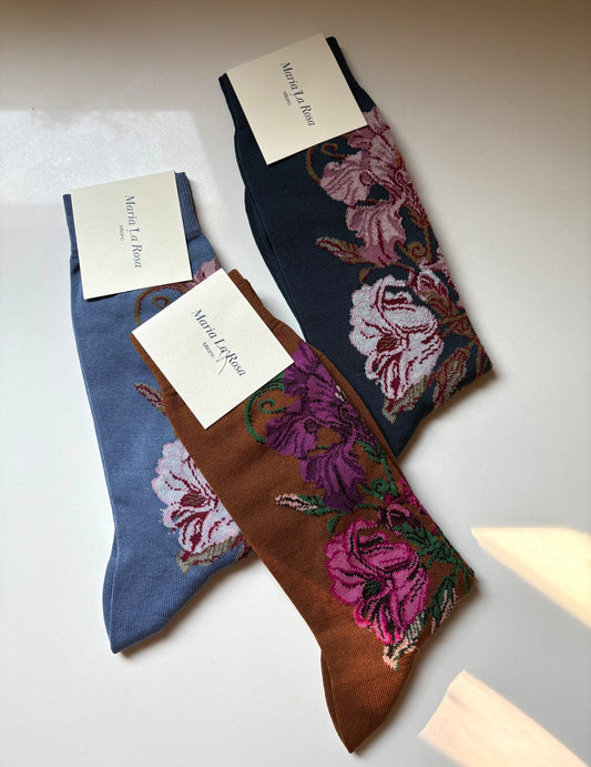 Maria La Rosa Socks: Flower
