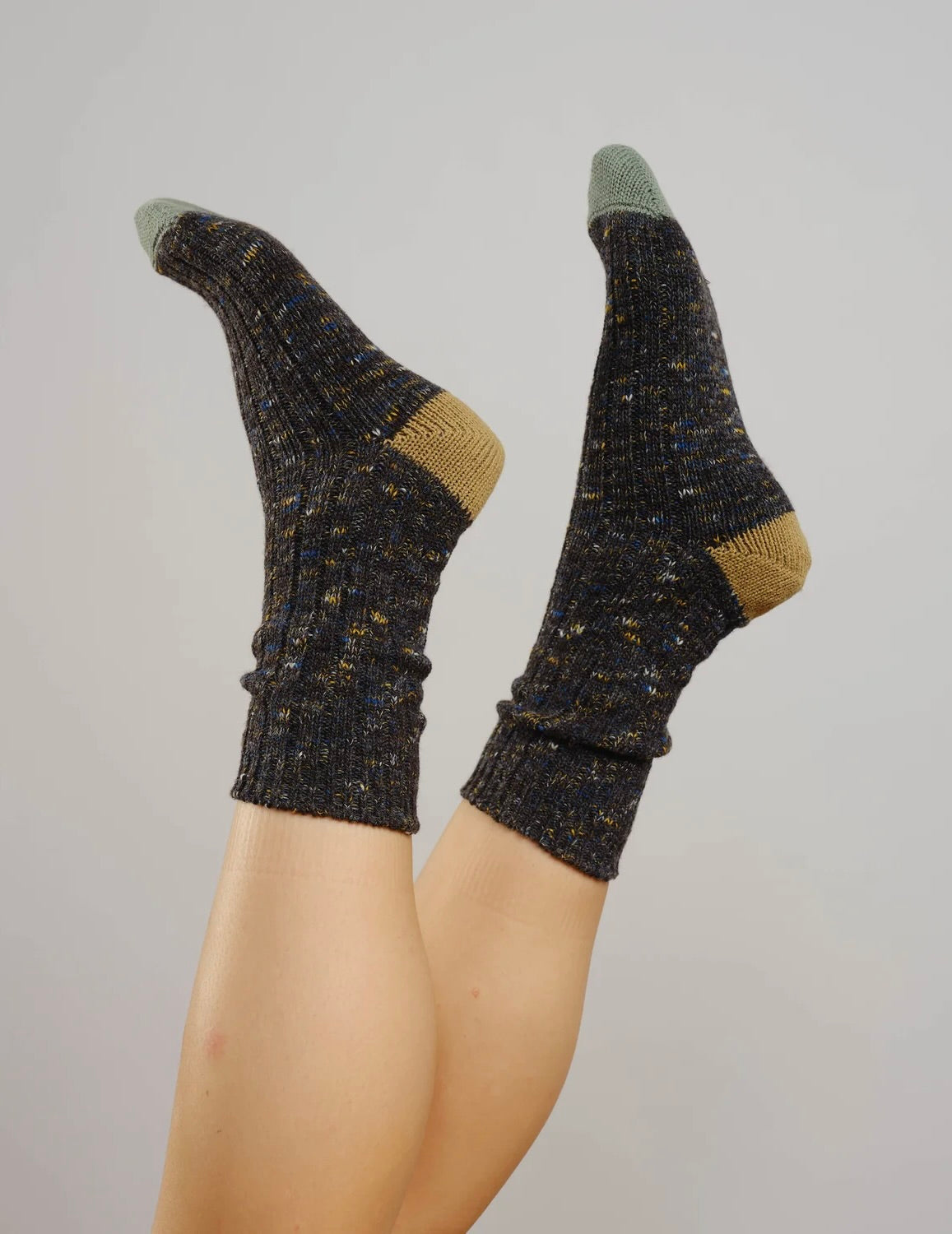 DEGEN: Wool Crew Socks: Night