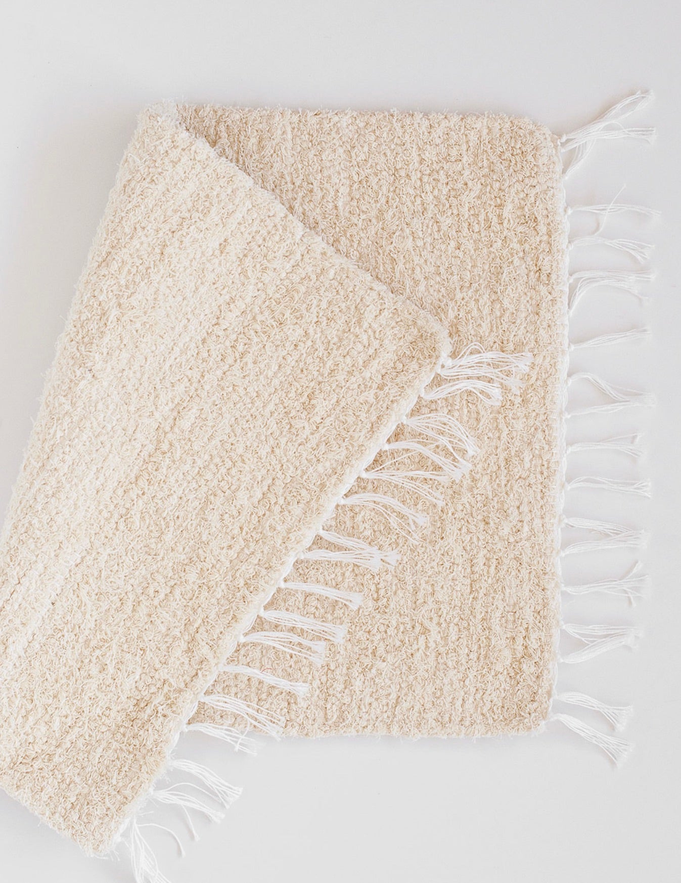 Hand-Woven Cotton Bath Mat